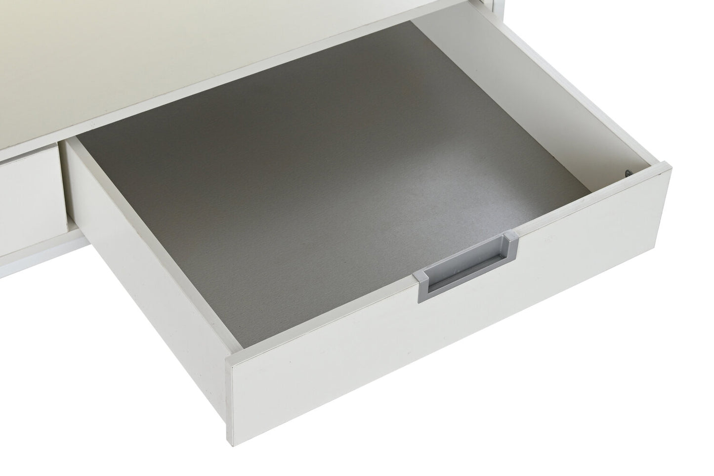 MESA CENTRO METAL MDF 110X55X46 BLANCO
