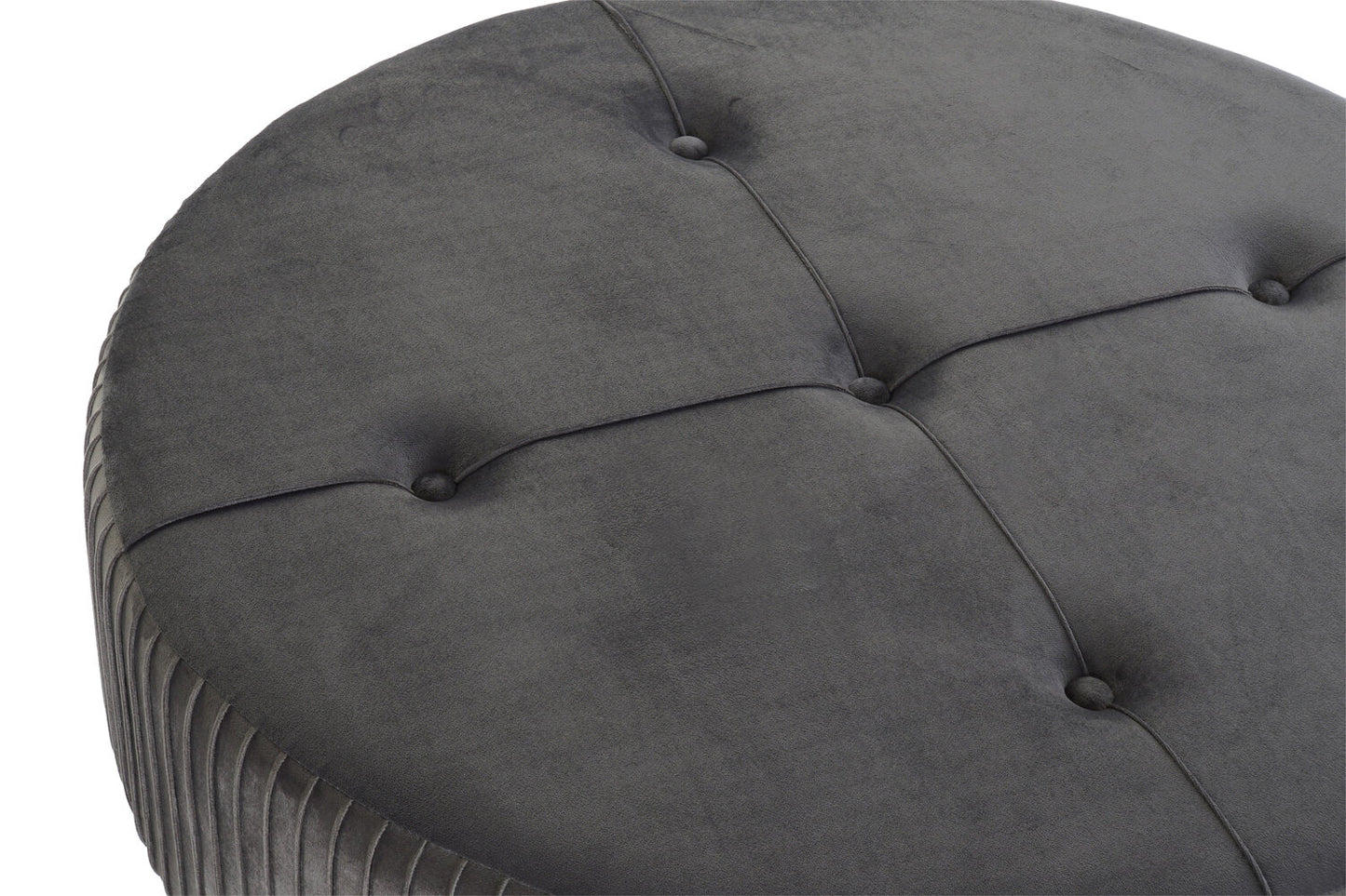 REPOSAPIES VELVET MADERA 80X80X38 TERCIOPELO