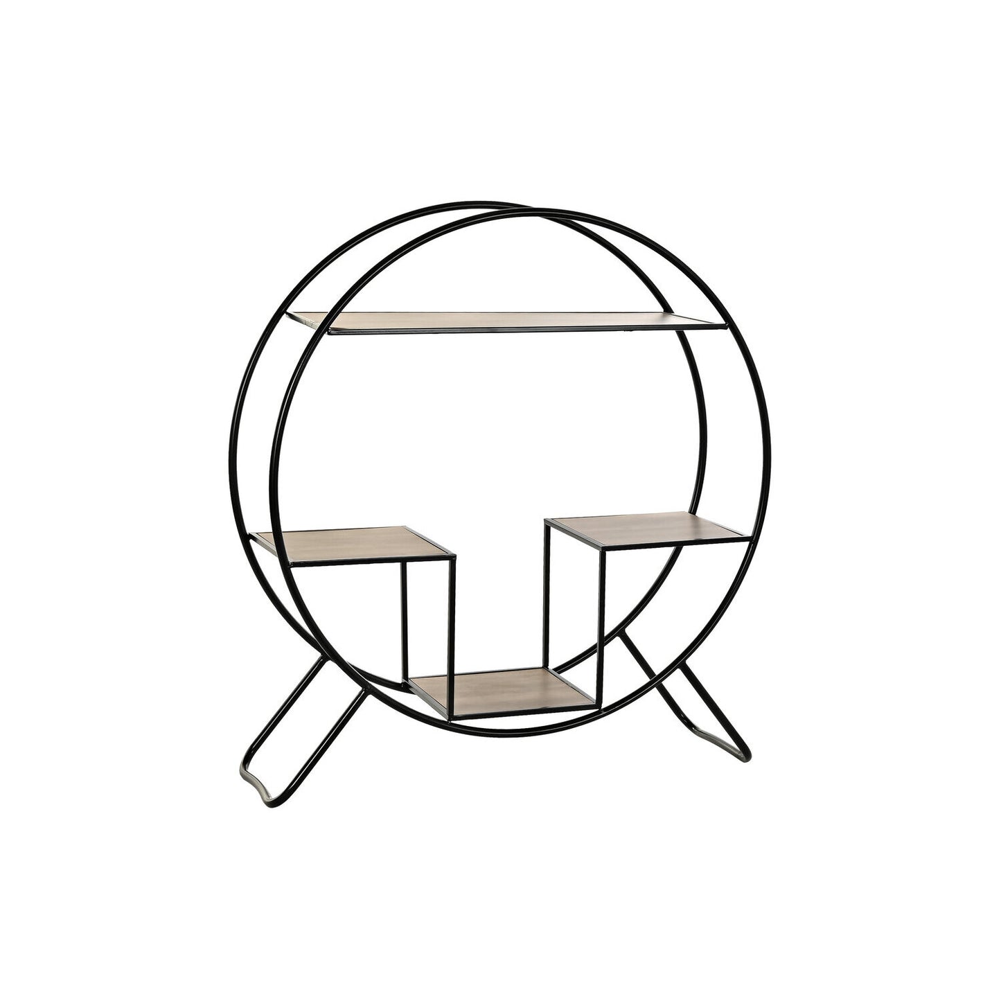 ESTANTERIA ABETO METAL 90X30X100 NEGRO