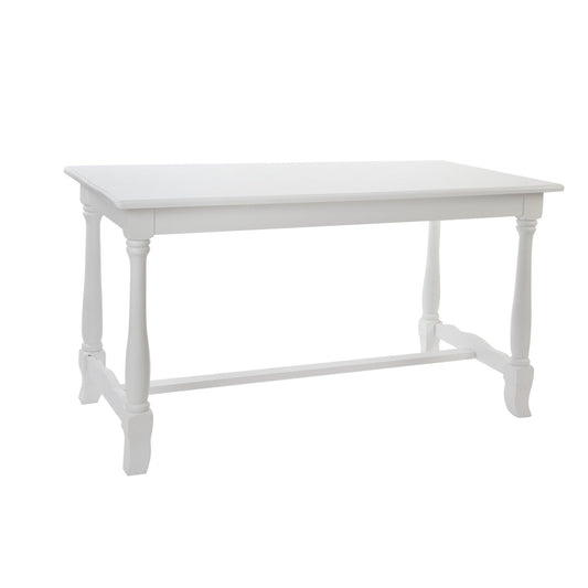 MESA COMEDOR MADERA 180X90X80 BLANCO