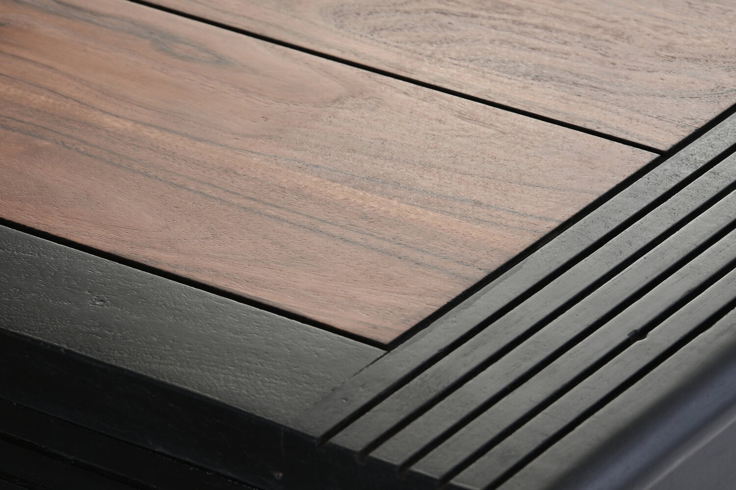 MUEBLE TV ACACIA 140X45X45 MARRON OSCURO