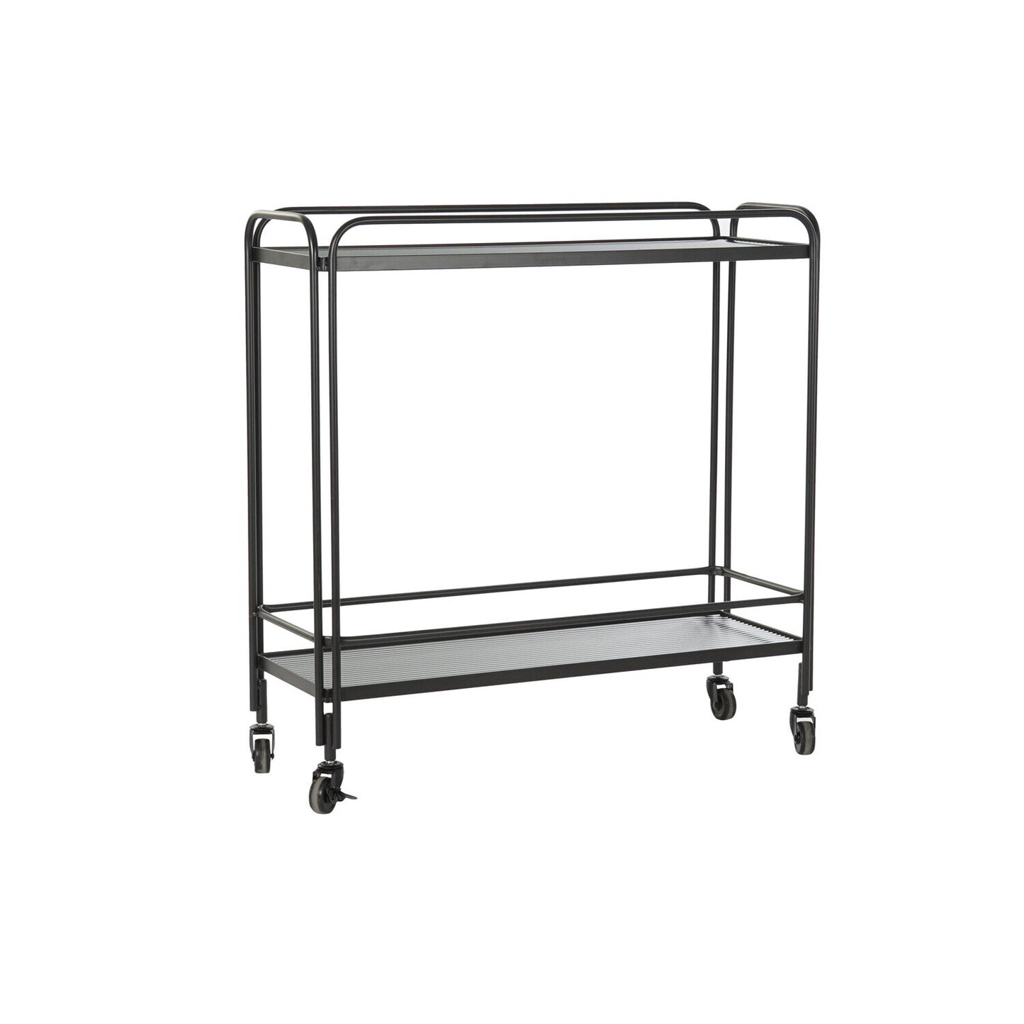 CONSOLA METAL CRISTAL 80X28X80:5 NEGRO