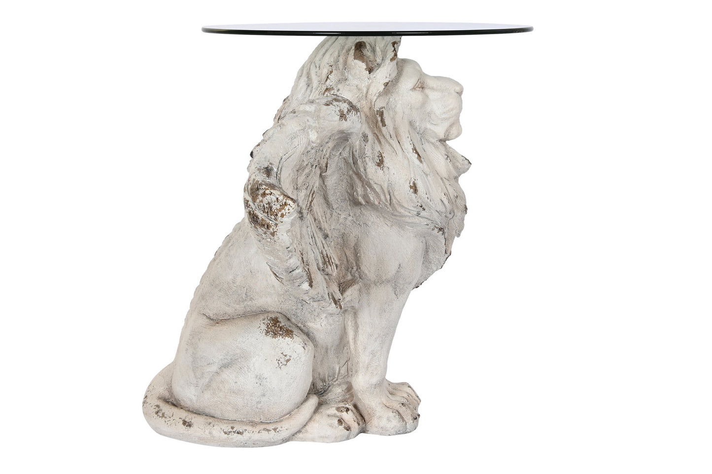 MESITA AUXILIAR MAGNESIA 96X62X61 LEON ALADO