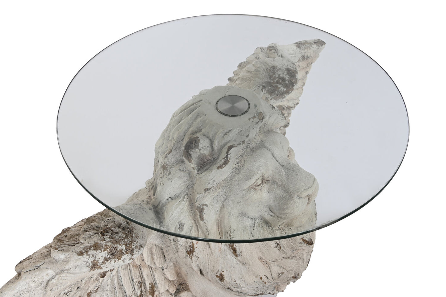 MESITA AUXILIAR MAGNESIA 96X62X61 LEON ALADO