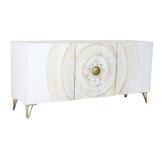 BUFFET MANGO METAL 160X45X75 63:80 MANDALA BLANCO