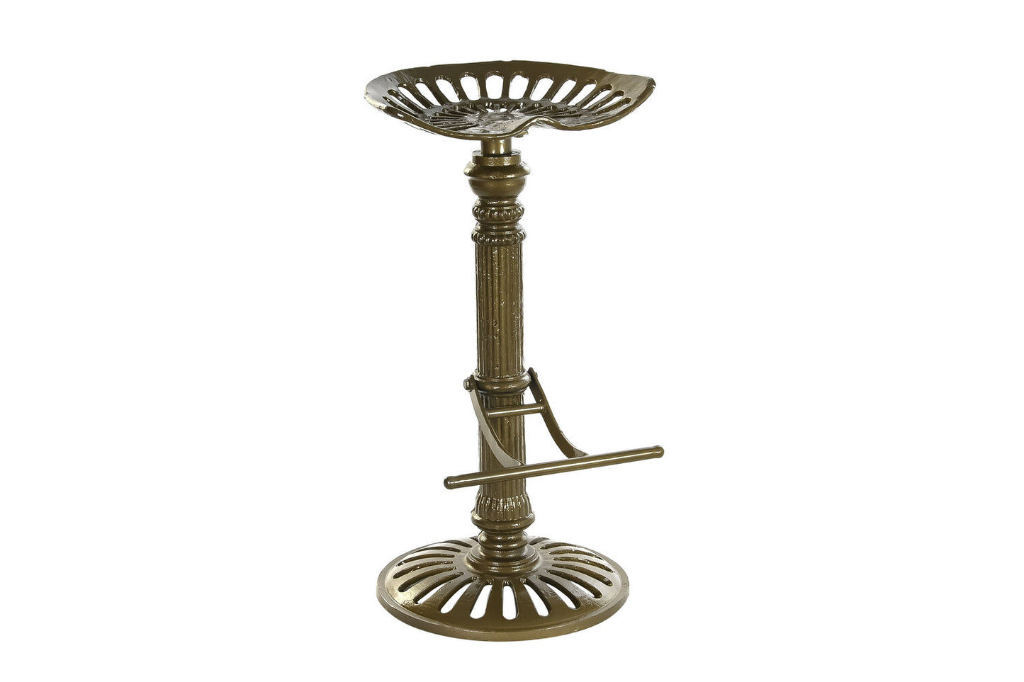 TABURETE METAL 44X33X82 DORADO