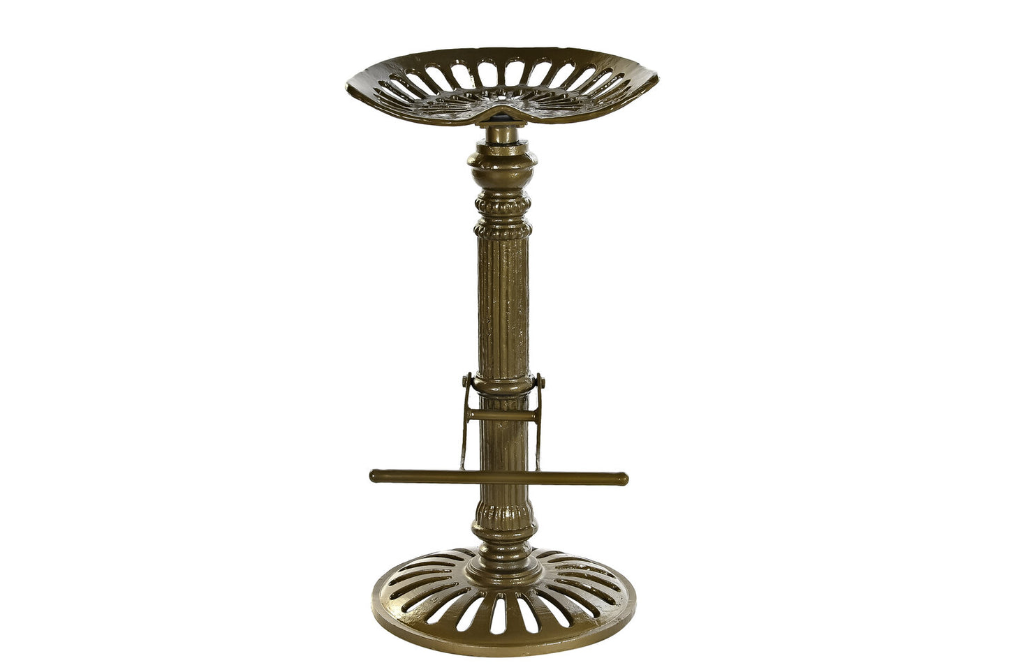 TABURETE METAL 44X33X82 DORADO