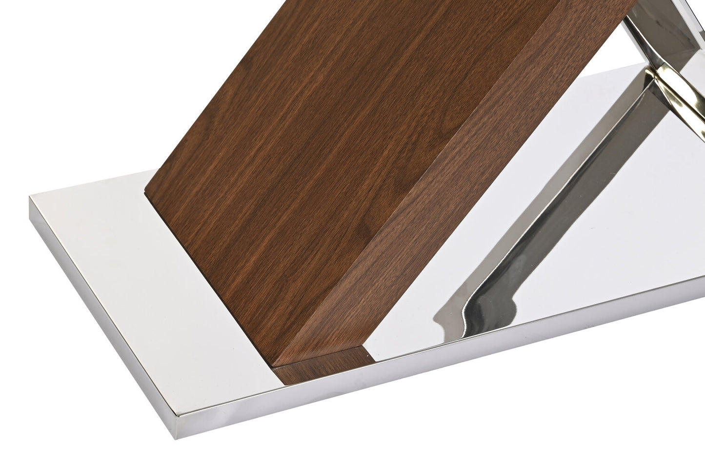 CONSOLA ACERO CRISTAL 120X40X75 TRANSPARENTE