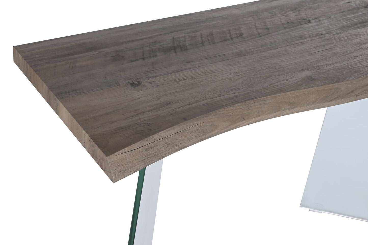 CONSOLA CRISTAL MDF 120X40X76 GRIS CLARO