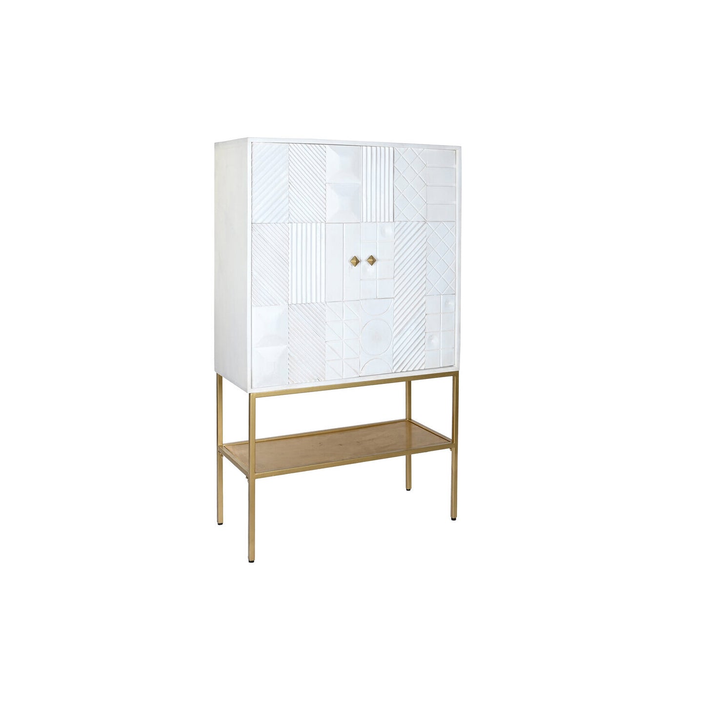 APARADOR MANGO METAL 91X44X152 30:00 BLANCO