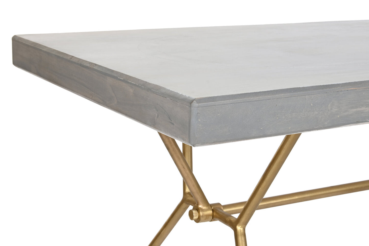 MESA COMEDOR MANGO LATON 180X90X76 ROMBO BLANCO