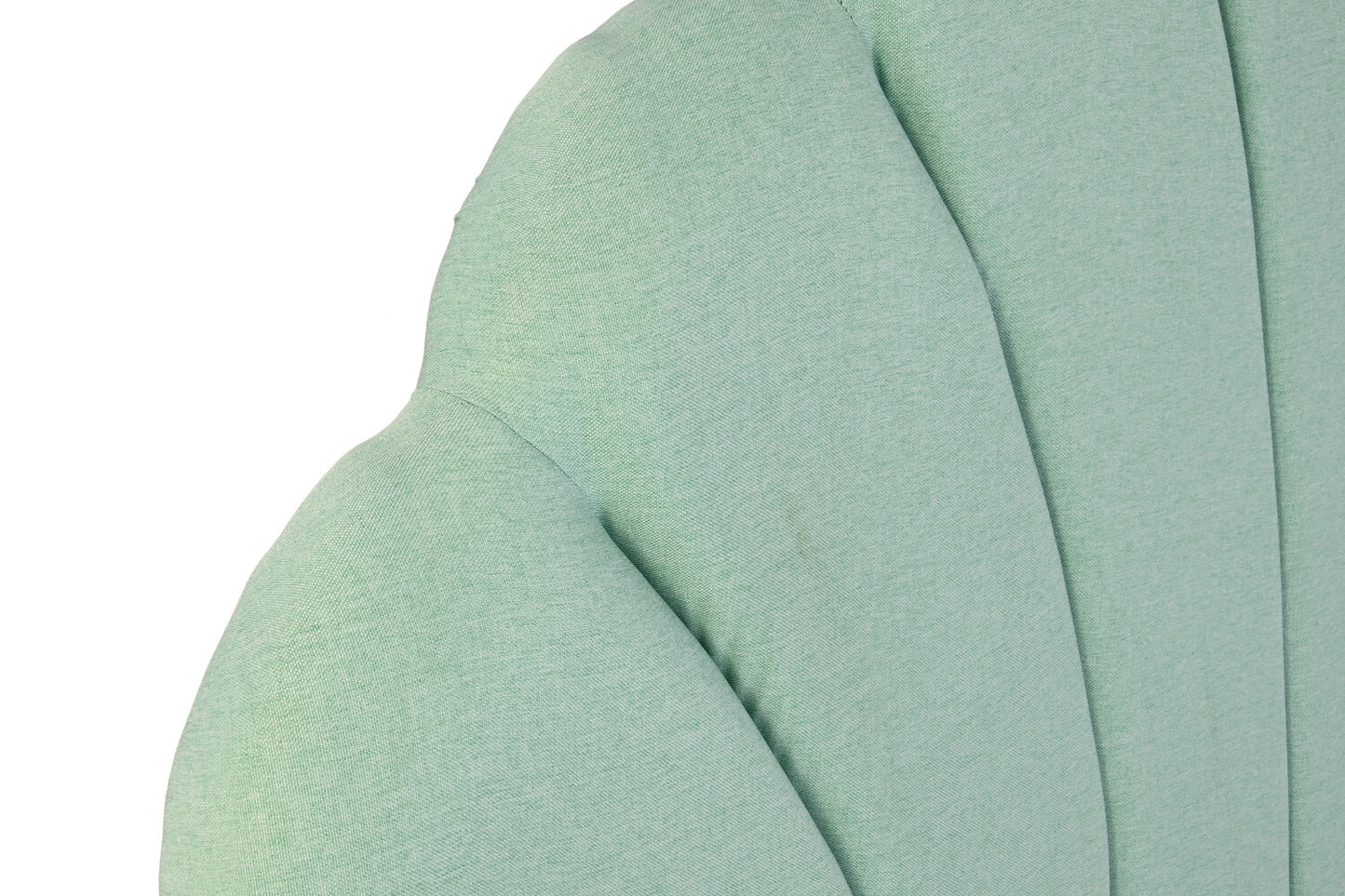 CABECERO CAMA POLIESTER MDF 168X10X160 VERDE JADE