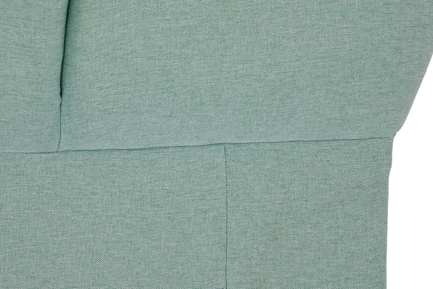 CABECERO CAMA POLIESTER MDF 168X10X160 VERDE JADE