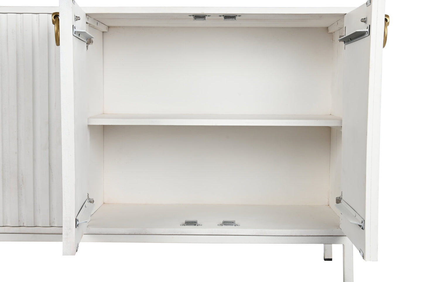 BUFFET MANGO METAL 152X40X77 BLANCO