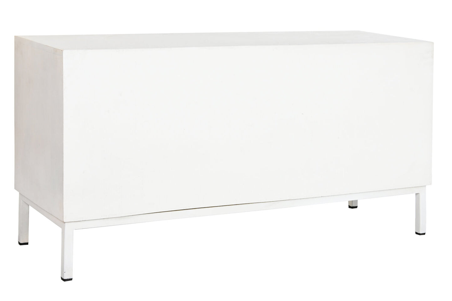 MUEBLE TV MANGO METAL 120X40X60 BLANCO