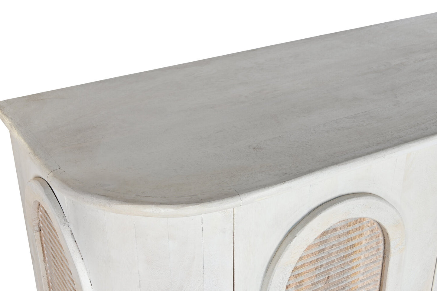 APARADOR MANGO METAL 92X40X113 BLANCO