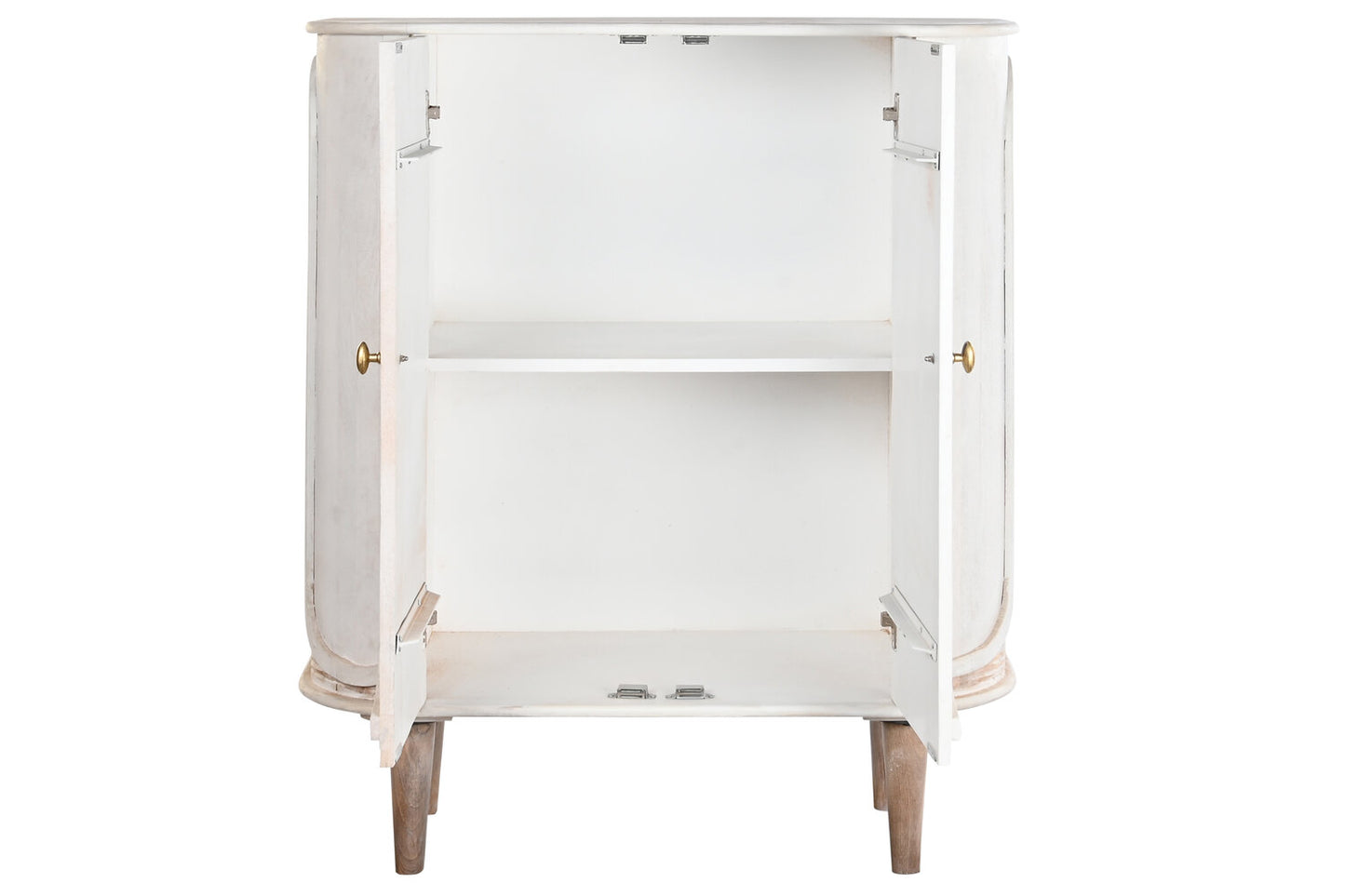 APARADOR MANGO METAL 92X40X113 BLANCO