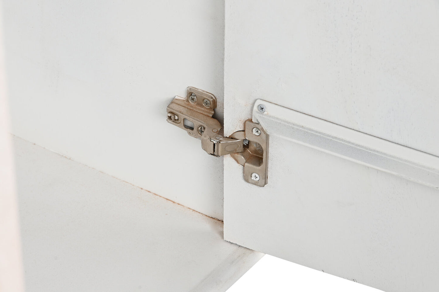 APARADOR MANGO METAL 92X40X113 BLANCO