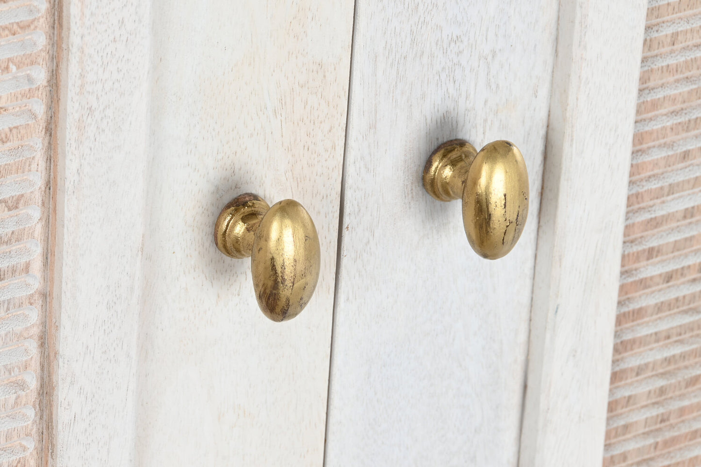 APARADOR MANGO METAL 92X40X113 BLANCO