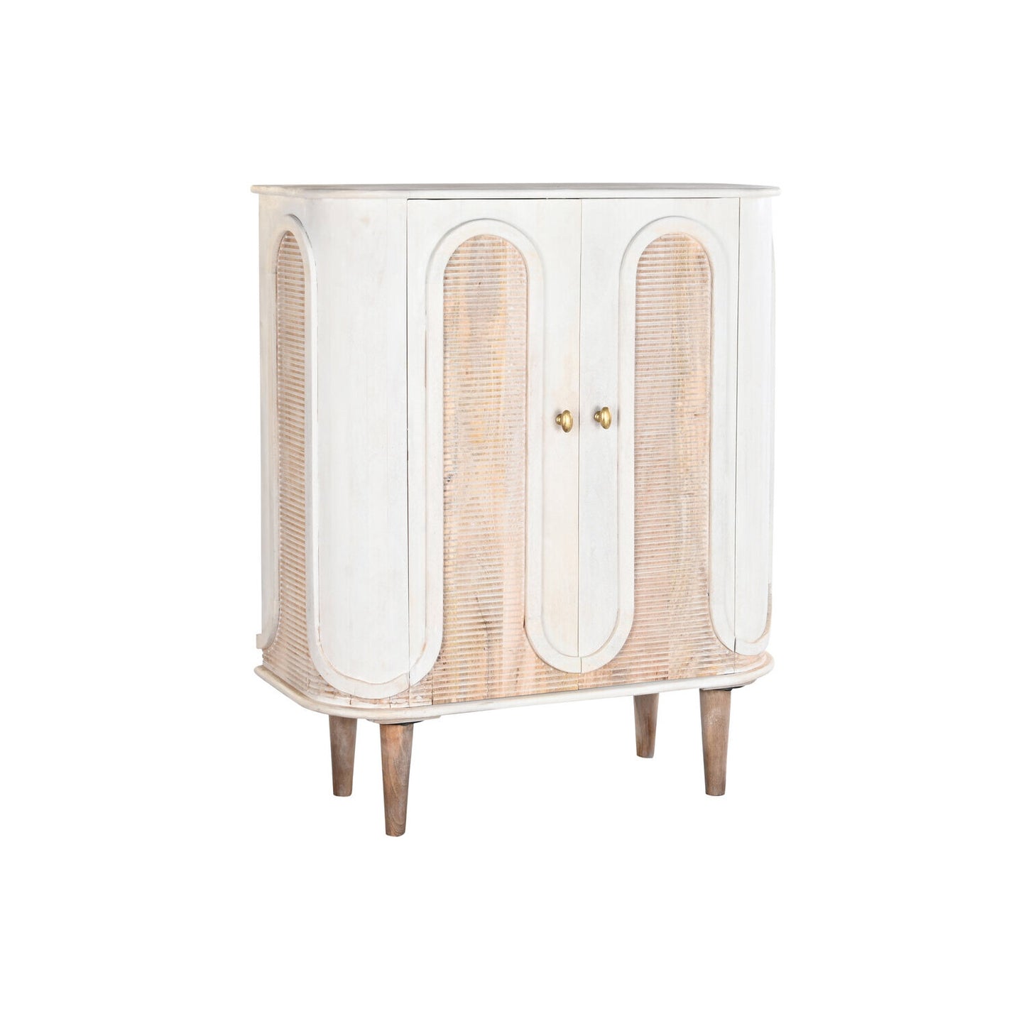 APARADOR MANGO METAL 92X40X113 BLANCO