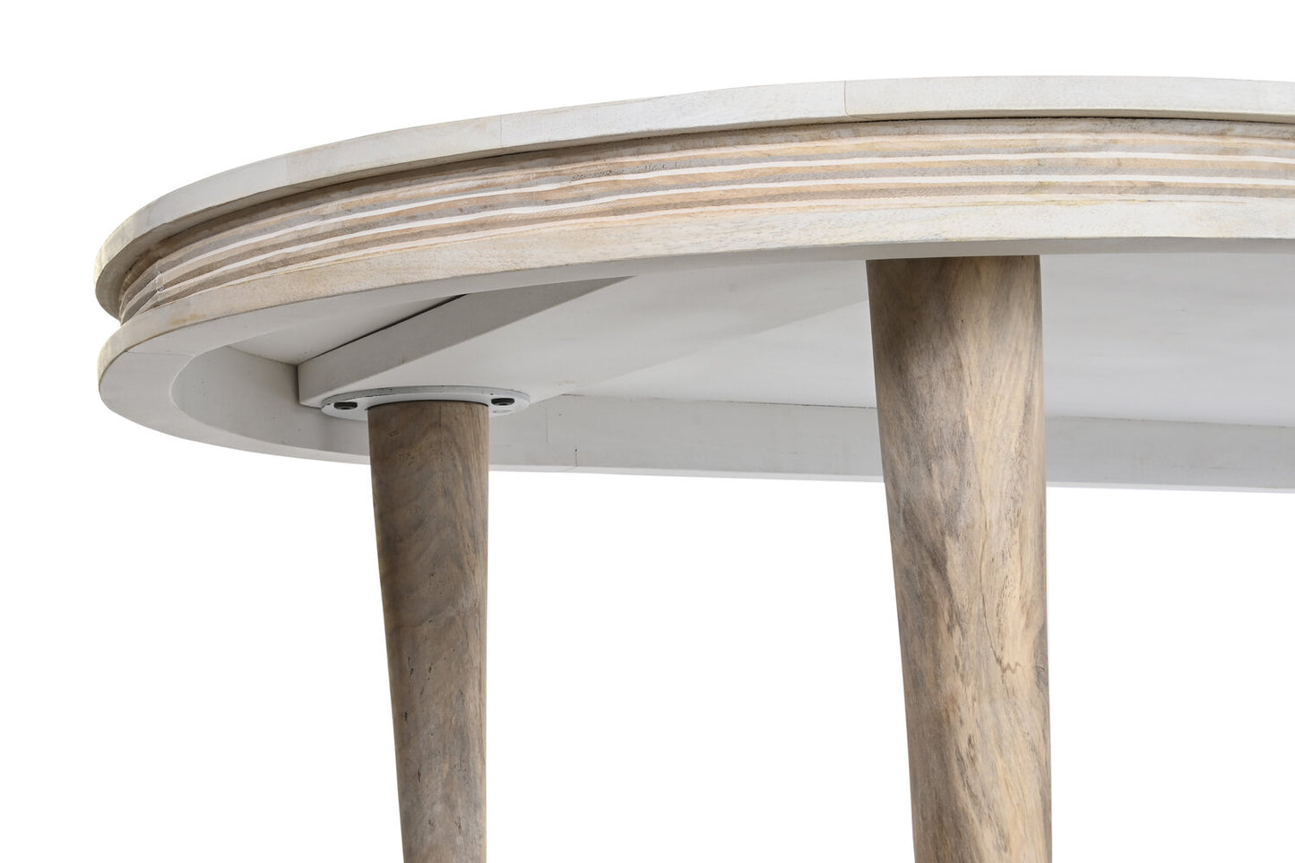 MESA COMEDOR MANGO 180X90X76 ROMBO BLANCO