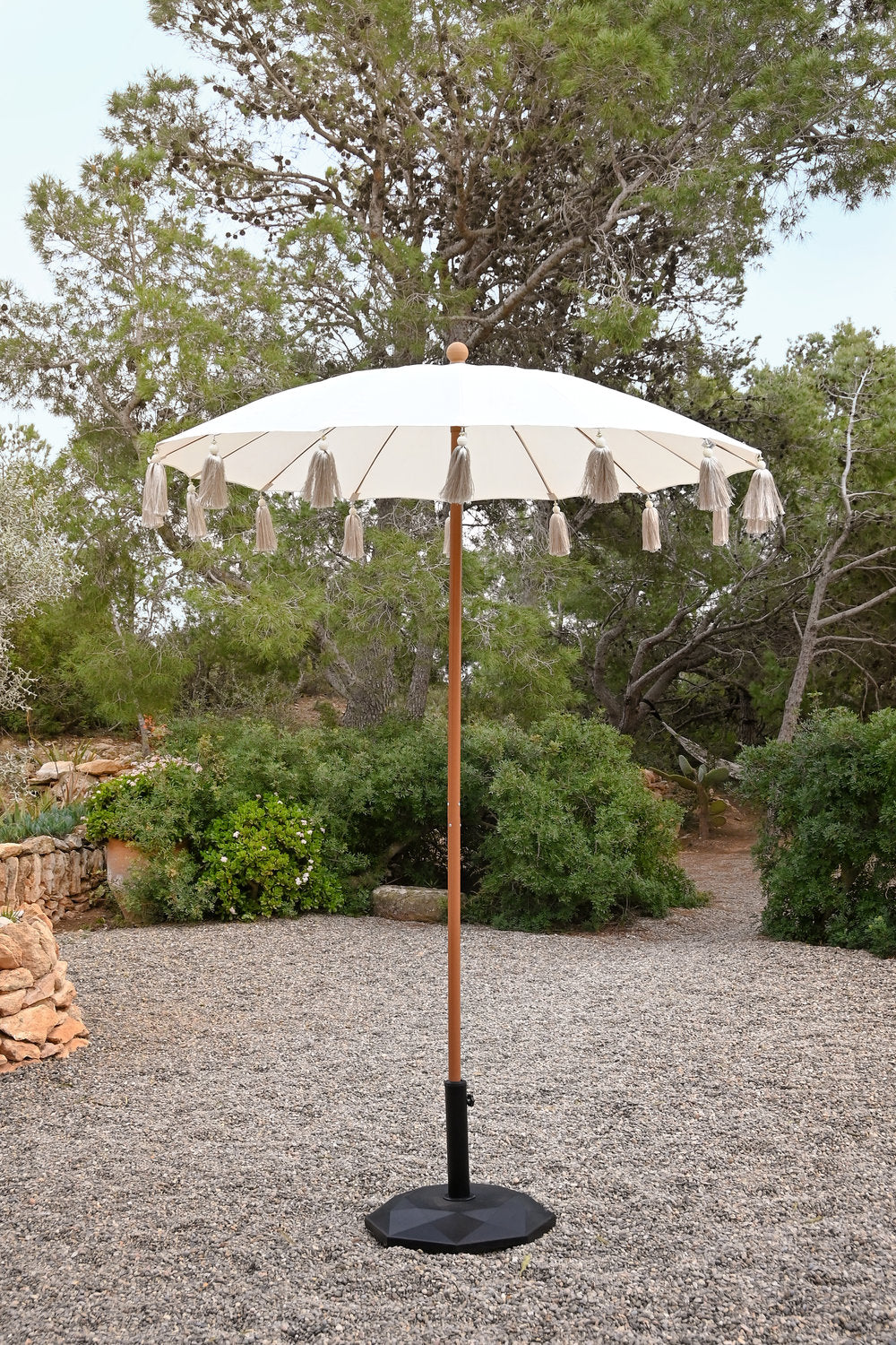 PARASOL POLIESTER ACERO 180X180X190 FLECOS