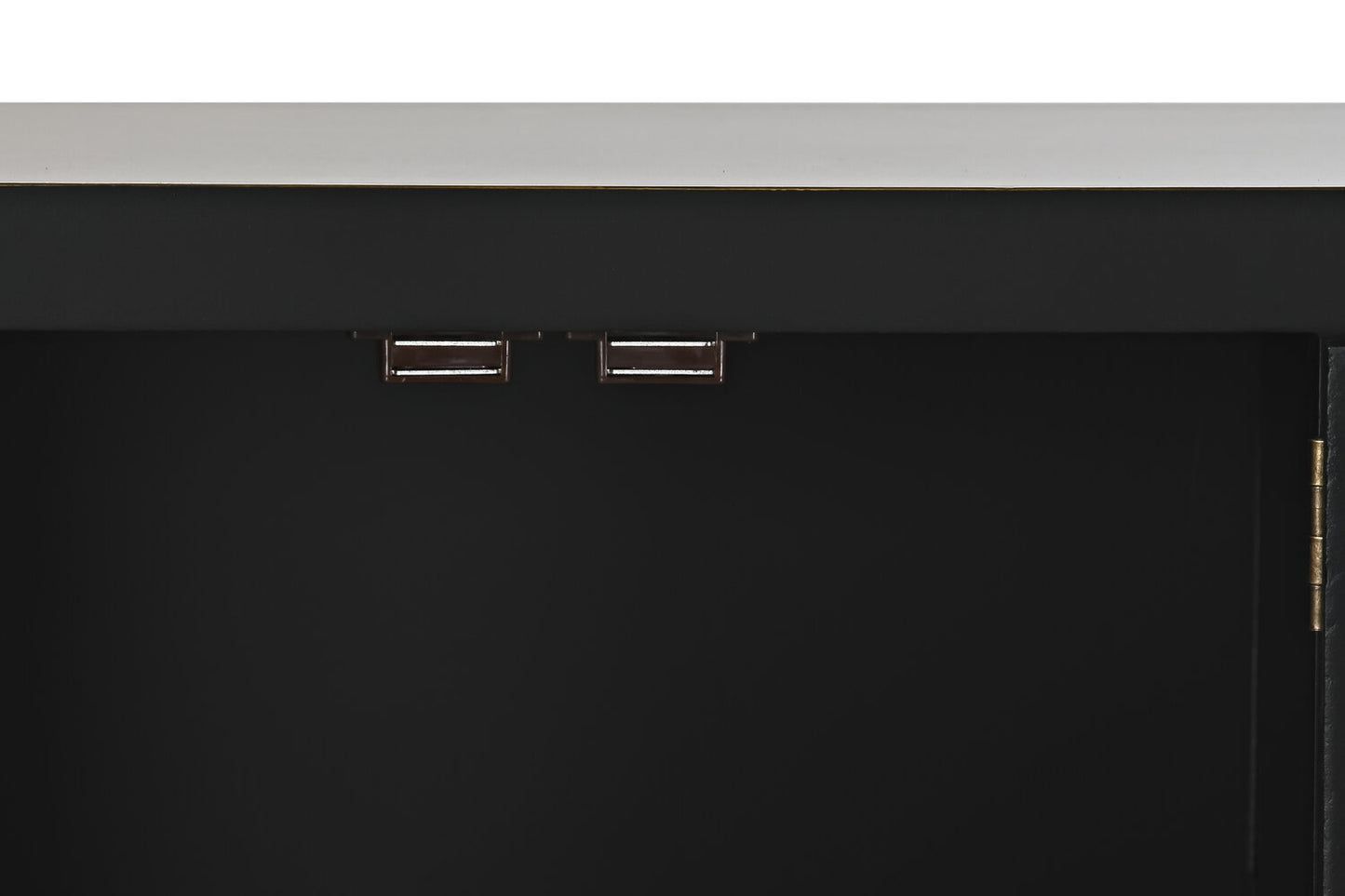 CONSOLA ABETO MDF 95X26X79 ORIENTAL NEGRO