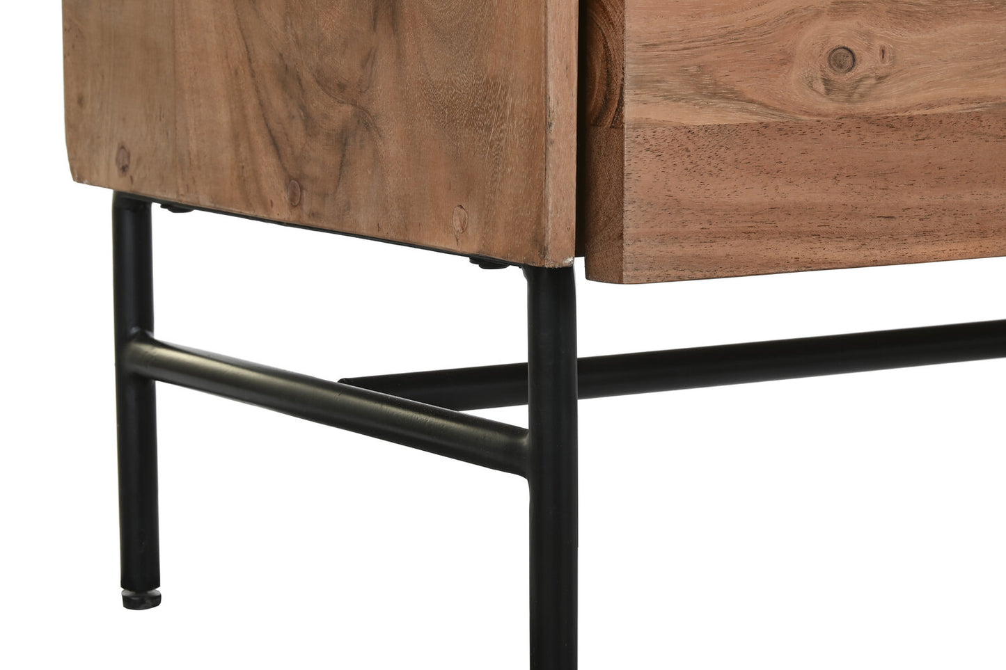 VITRINA ACACIA CRISTAL 80X40X197 MARRON