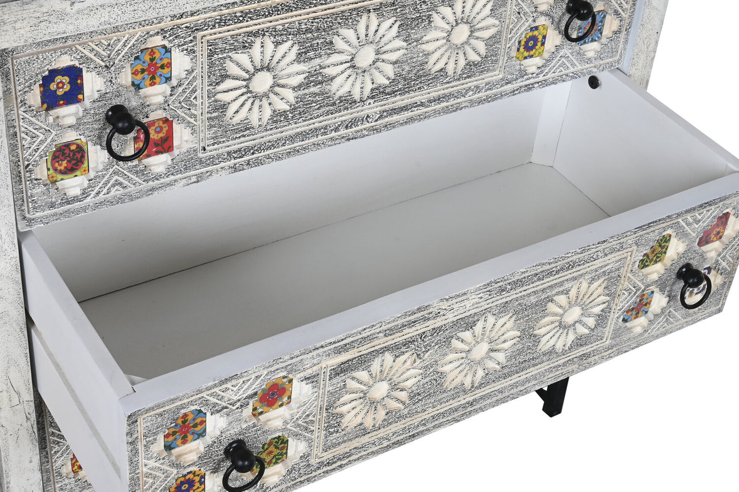 COMODA MANGO CERAMICA 80X38X80 BEIGE