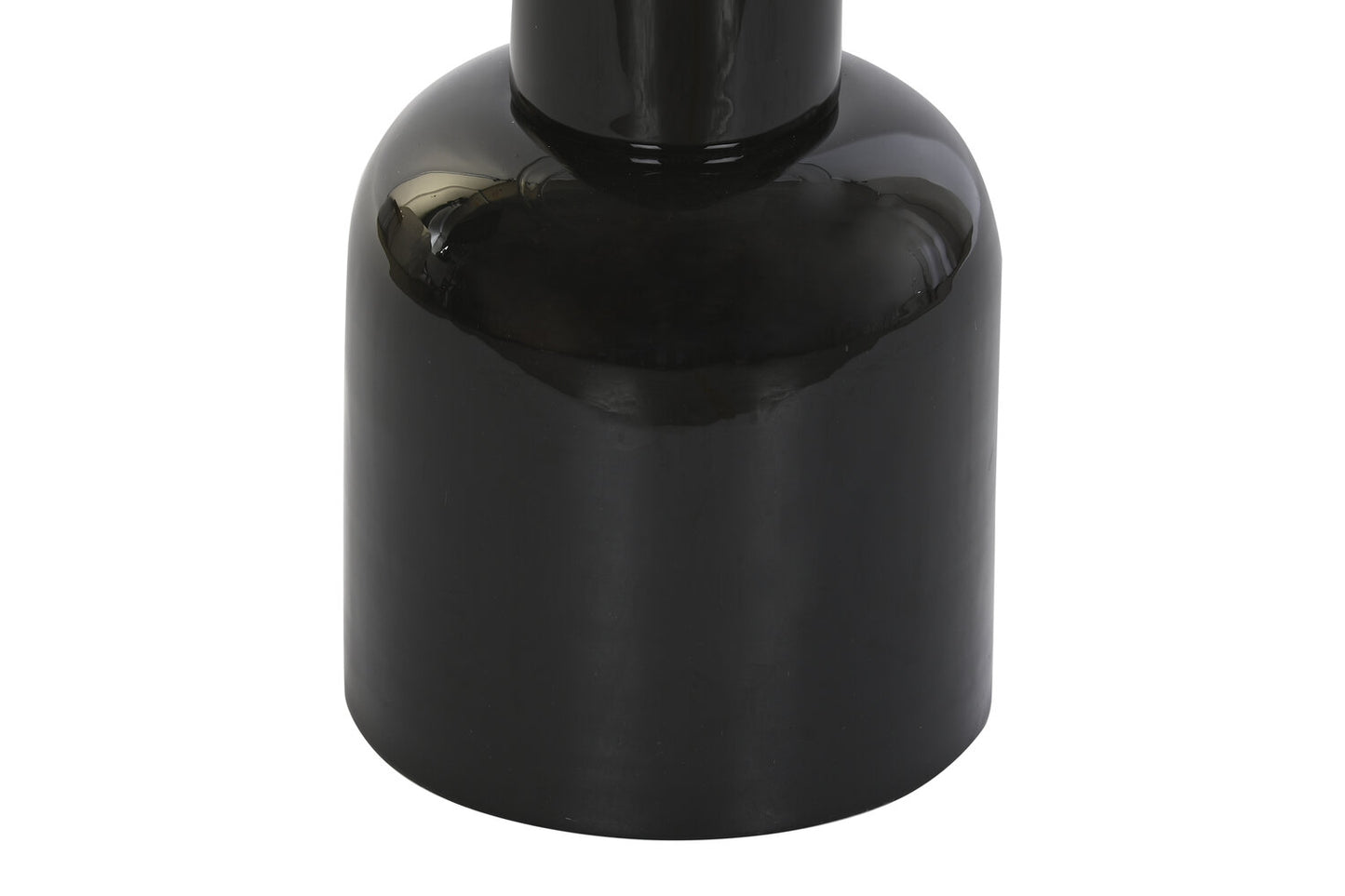 MESITA AUXILIAR CRISTAL HIERRO 41X41X57 LACADO