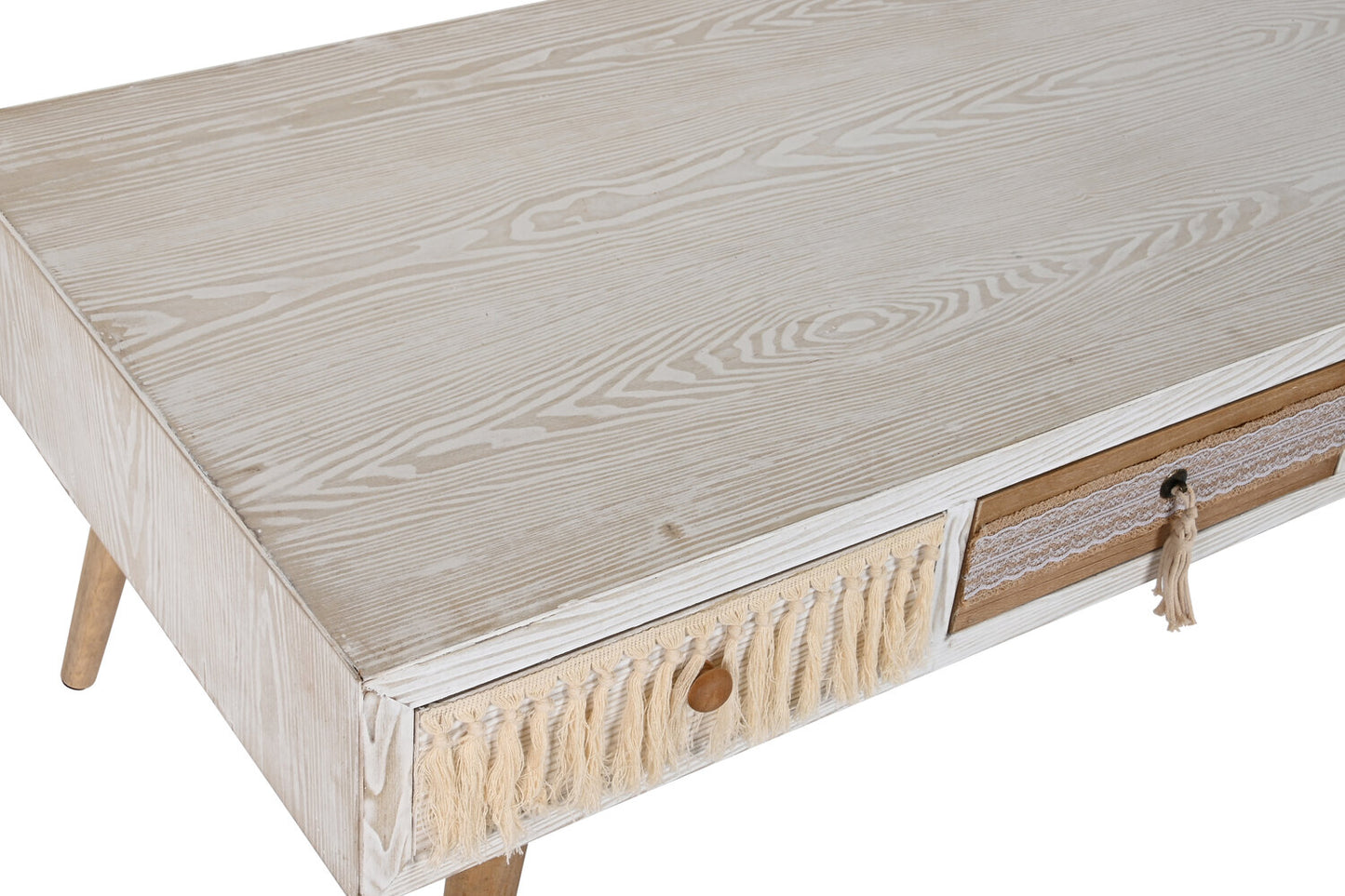 MESA CENTRO ABETO ALGODON 110X60X50 BLANCO
