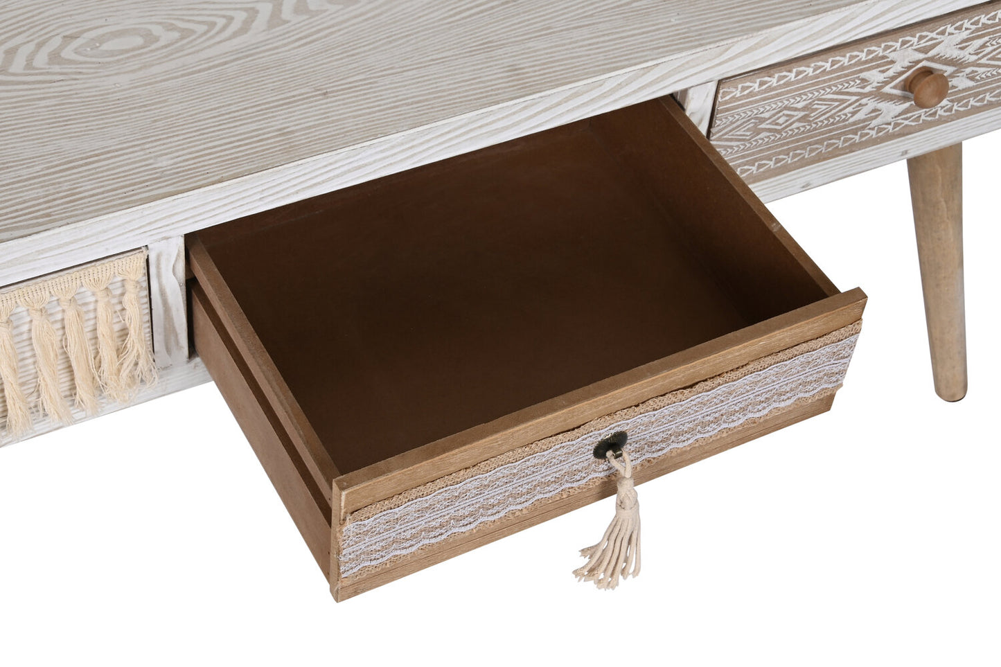 MESA CENTRO ABETO ALGODON 110X60X50 BLANCO