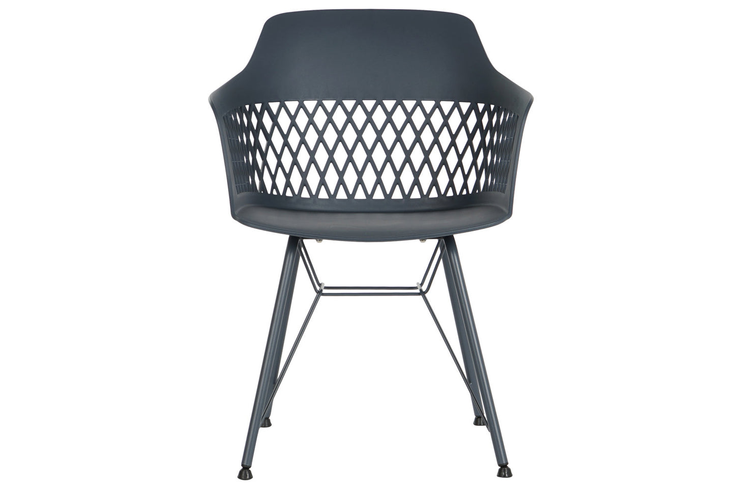 SILLA PP METAL 57X57X80:5 AZUL MARINO