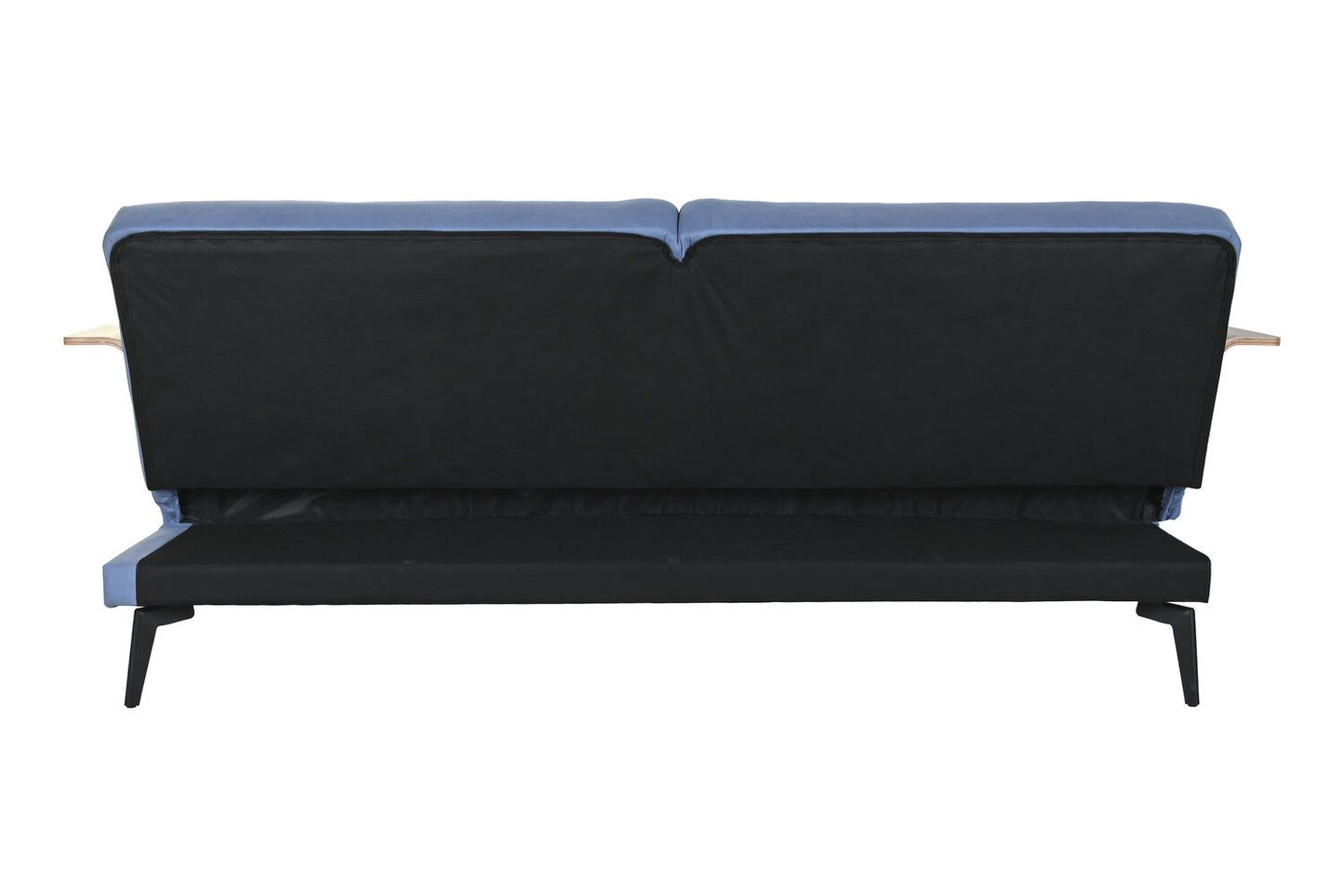 SOFA CAMA EUCALIPTO METAL 203X87X81 AZUL