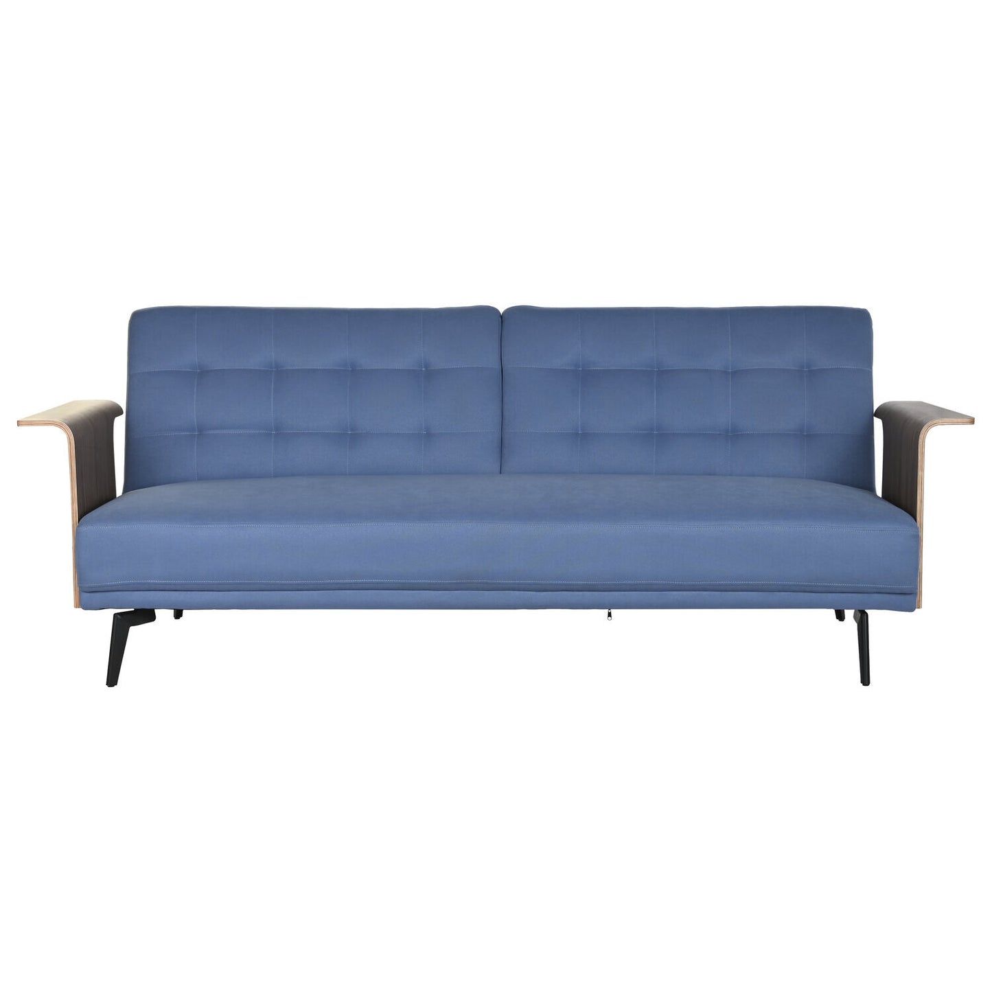 SOFA CAMA EUCALIPTO METAL 203X87X81 AZUL