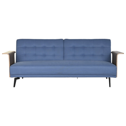 SOFA CAMA EUCALIPTO METAL 203X87X81 AZUL