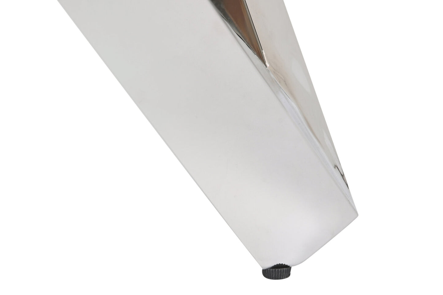 MESA CENTRO ACERO CRISTAL TEMPLADO 90X90X45