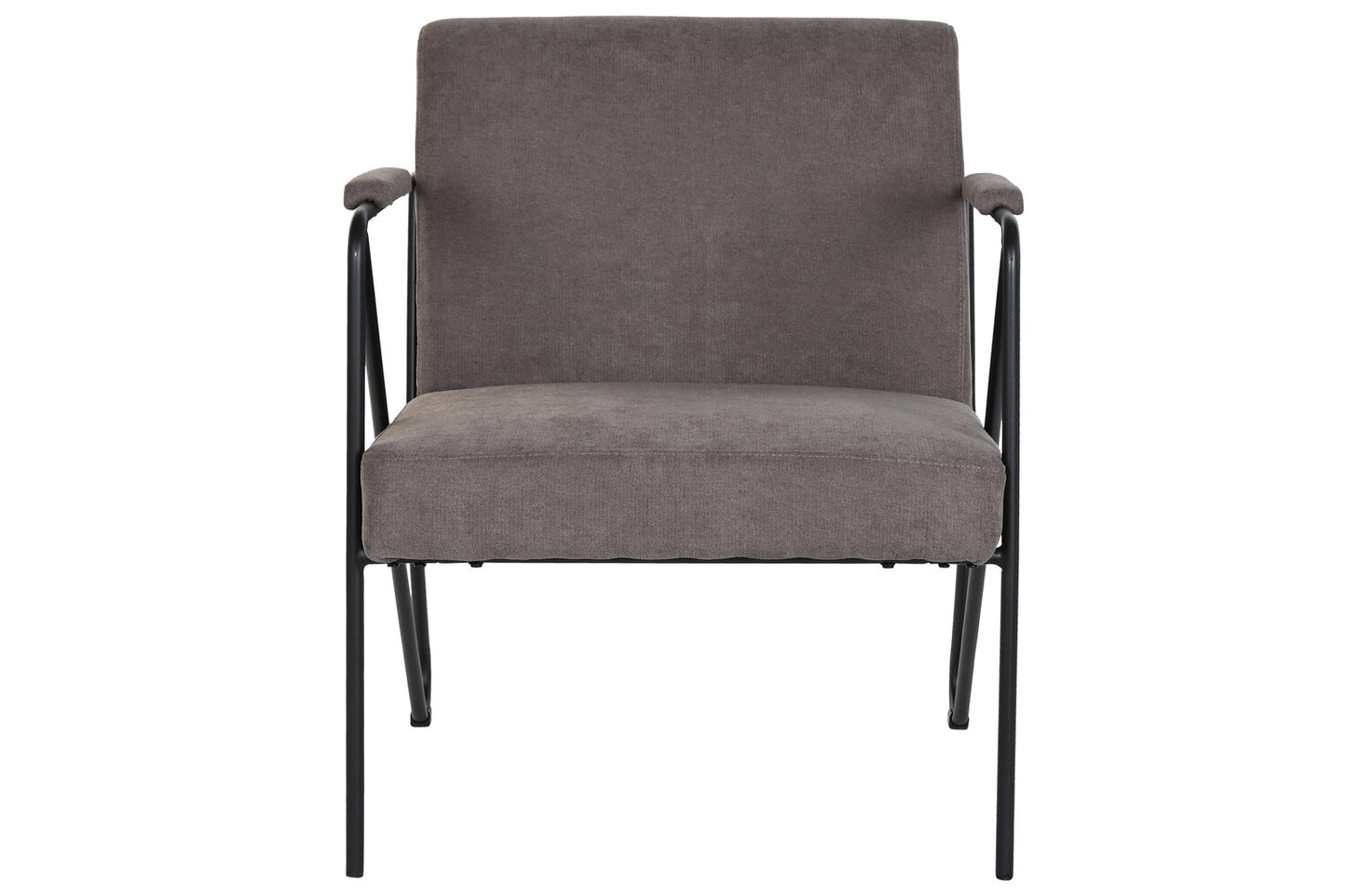 BUTACA POLIESTER METAL 64X69:5X76 GRIS