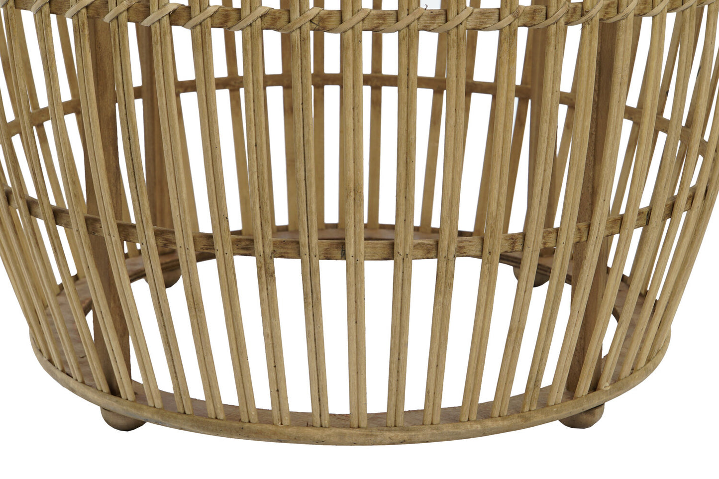 MESA CENTRO SET 2 BAMBU 70X70X50 NATURAL