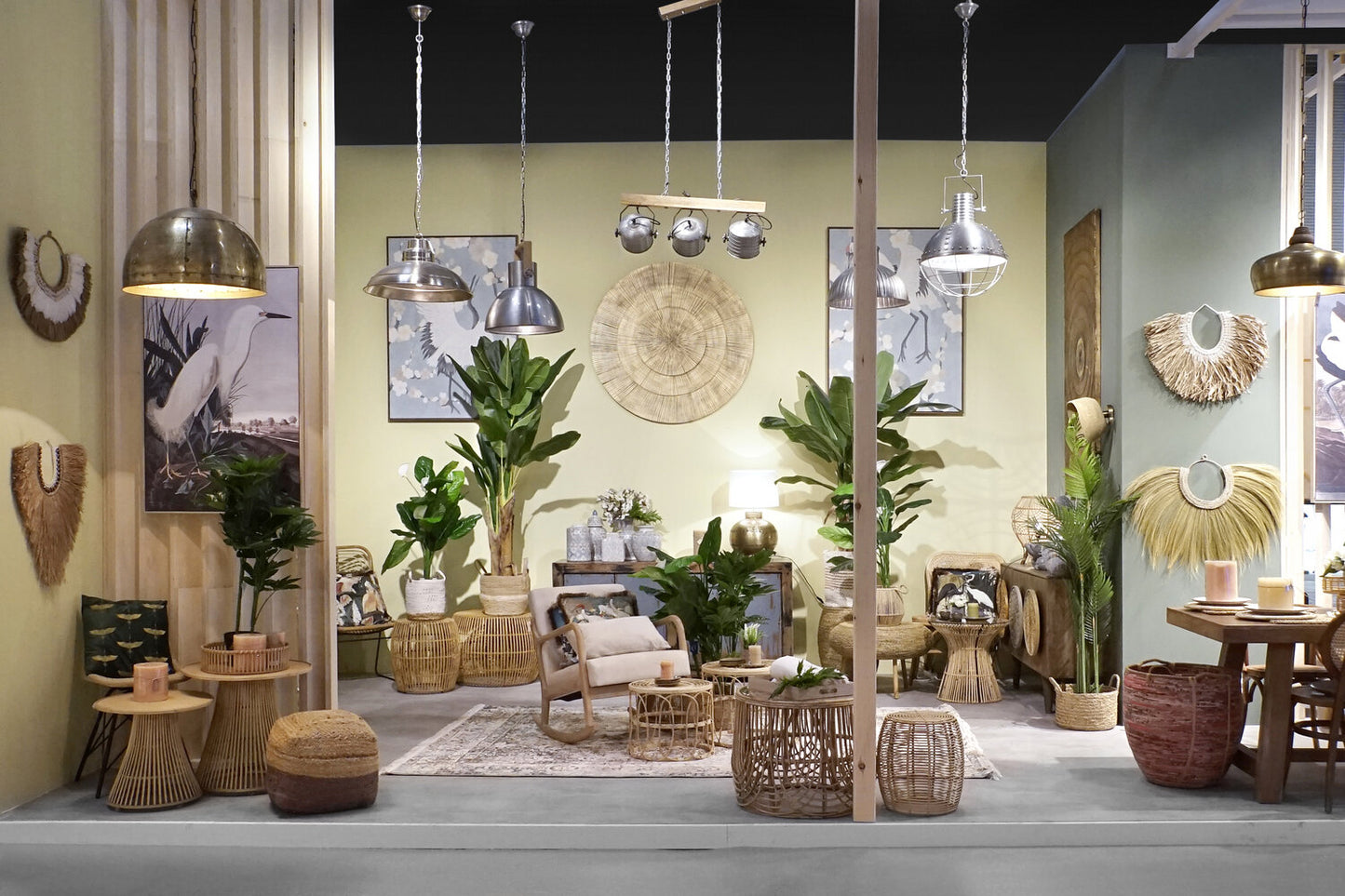 MESITA AUXILIAR SET 2 RATAN 50X50X41:5 NATURAL