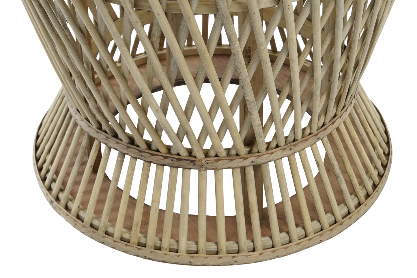 MESITA AUXILIAR BAMBU 60X60X52 NATURAL