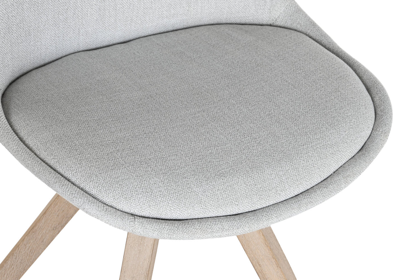 SILLA ROBLE POLIESTER 48X55X84 GRIS CLARO