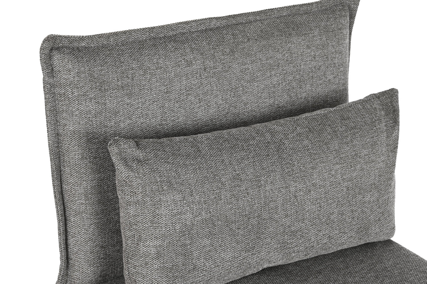 SILLON POLIESTER METAL 66X78X75 CON COJIN GRIS