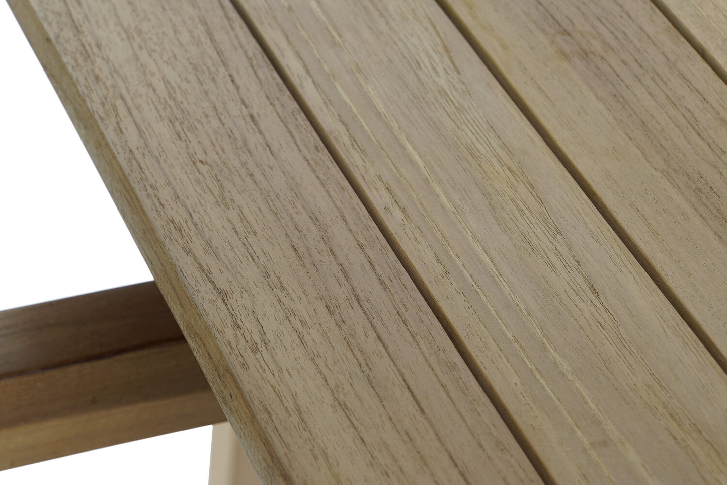 MESA SET 5 TECA CUERDA 90X90X75 54X56X84 MARRON