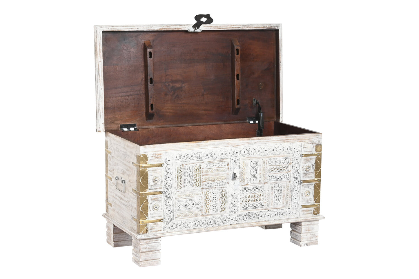 BAUL MANGO METAL 80X40X45 16:20 BLANCO