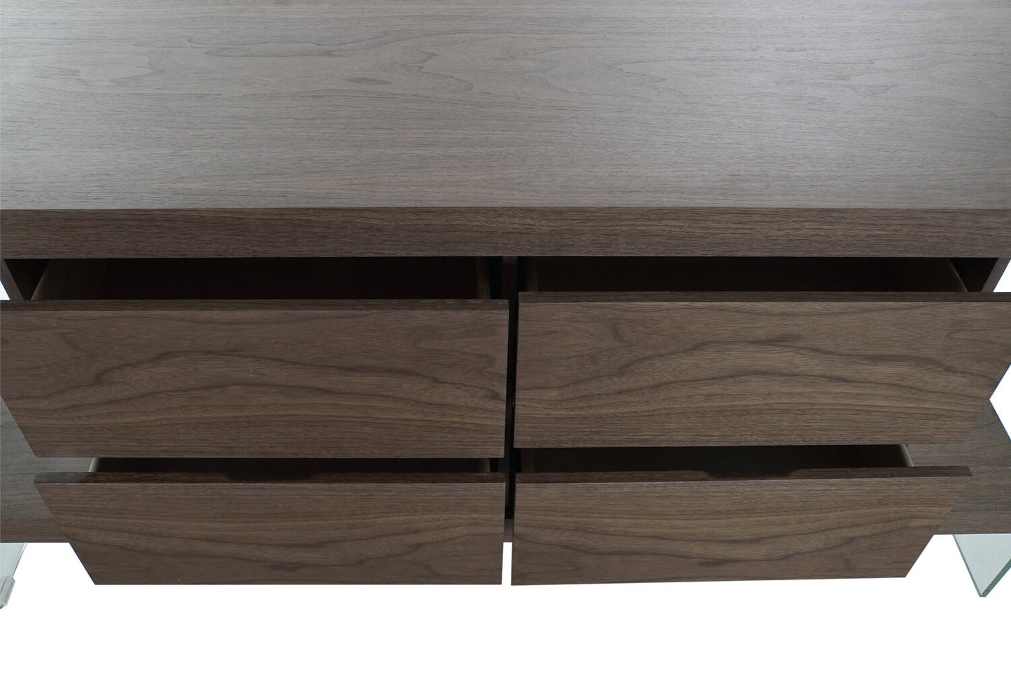 BUFFET CRISTAL MDF 160X45X80 NOGAL MARRON