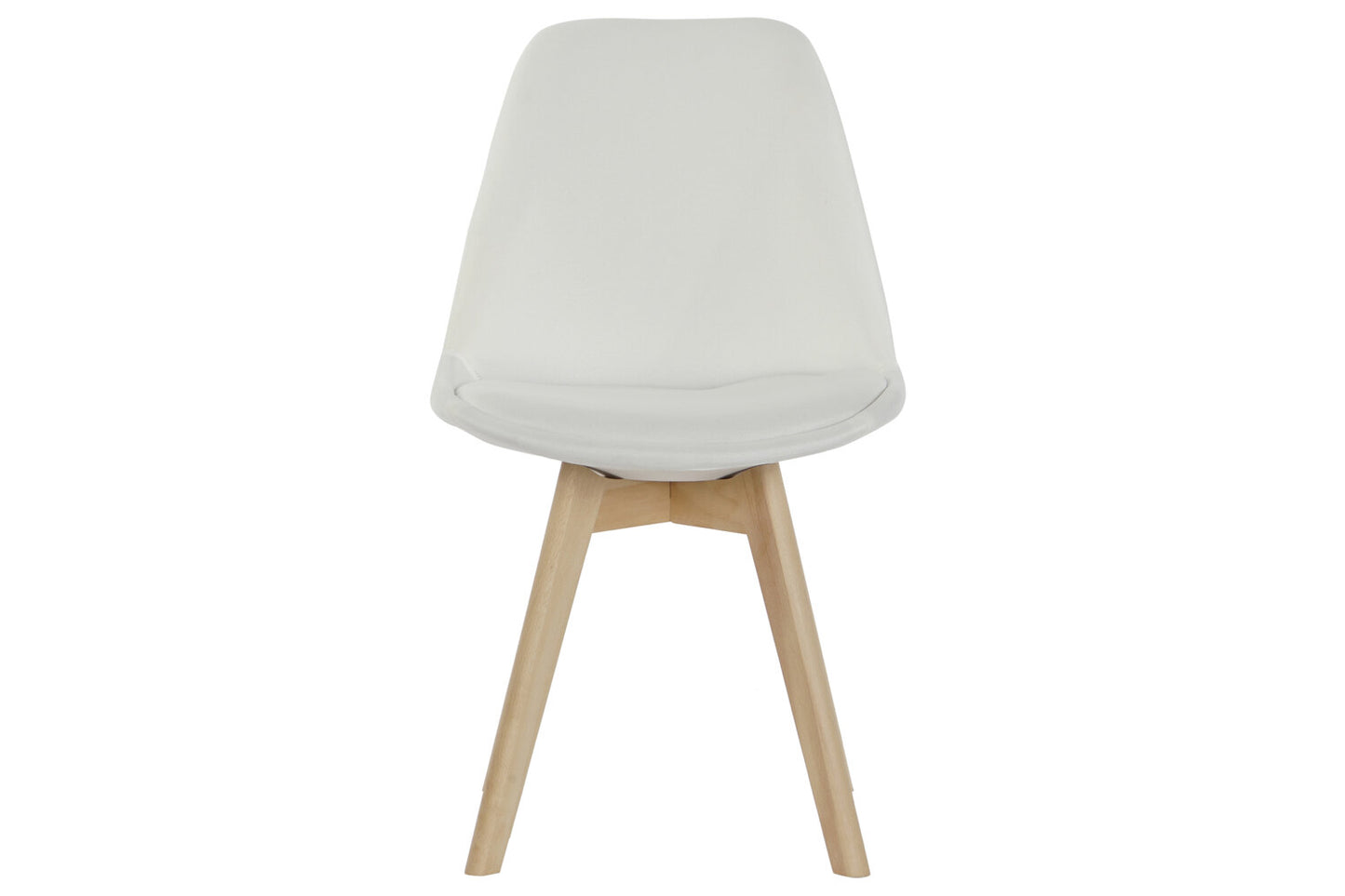 SILLA POLIESTER HAYA 48X56X83 ACOLCHADO BLANCO