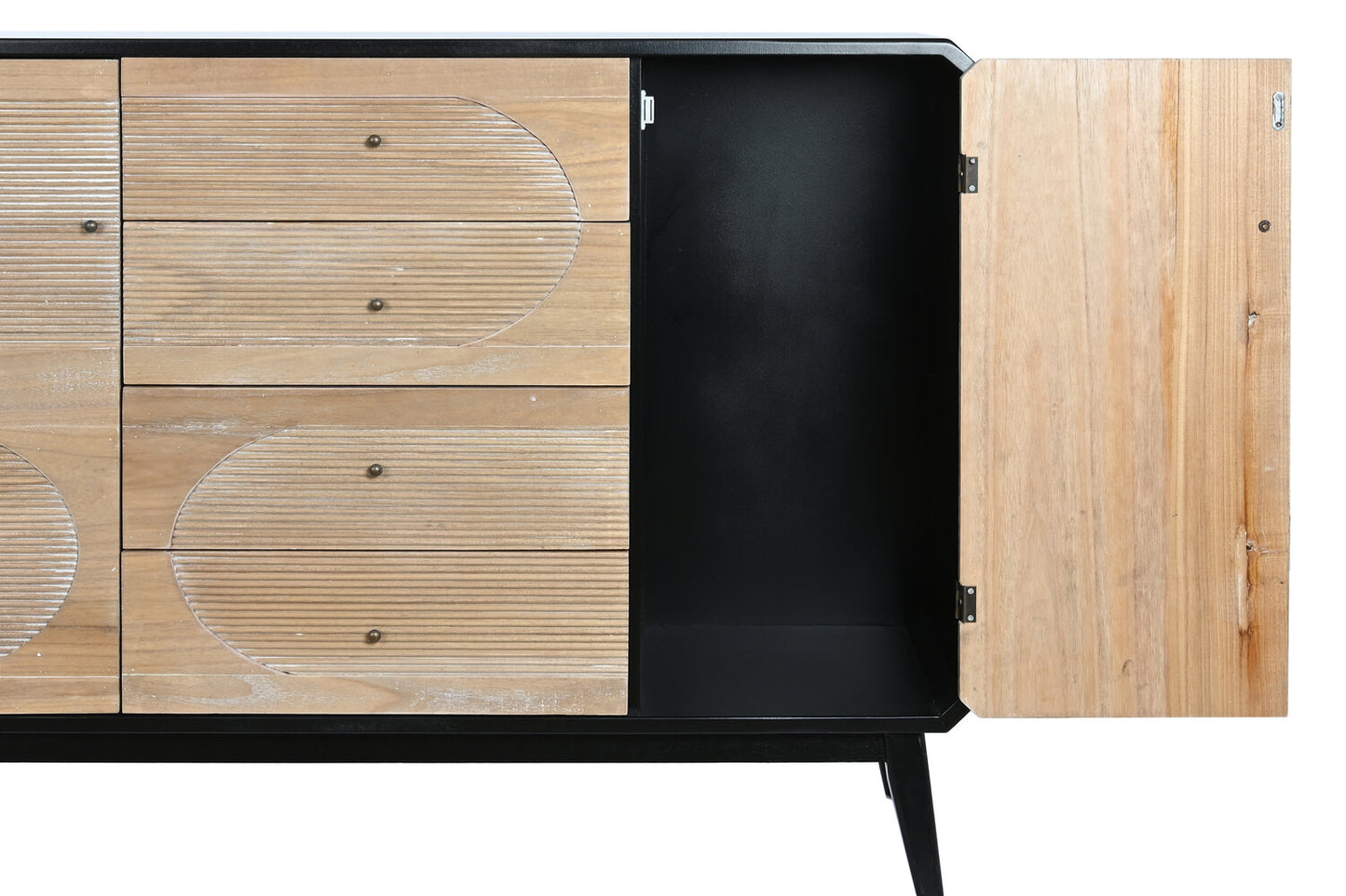 BUFFET MADERA 120X40X90:5 NEGRO