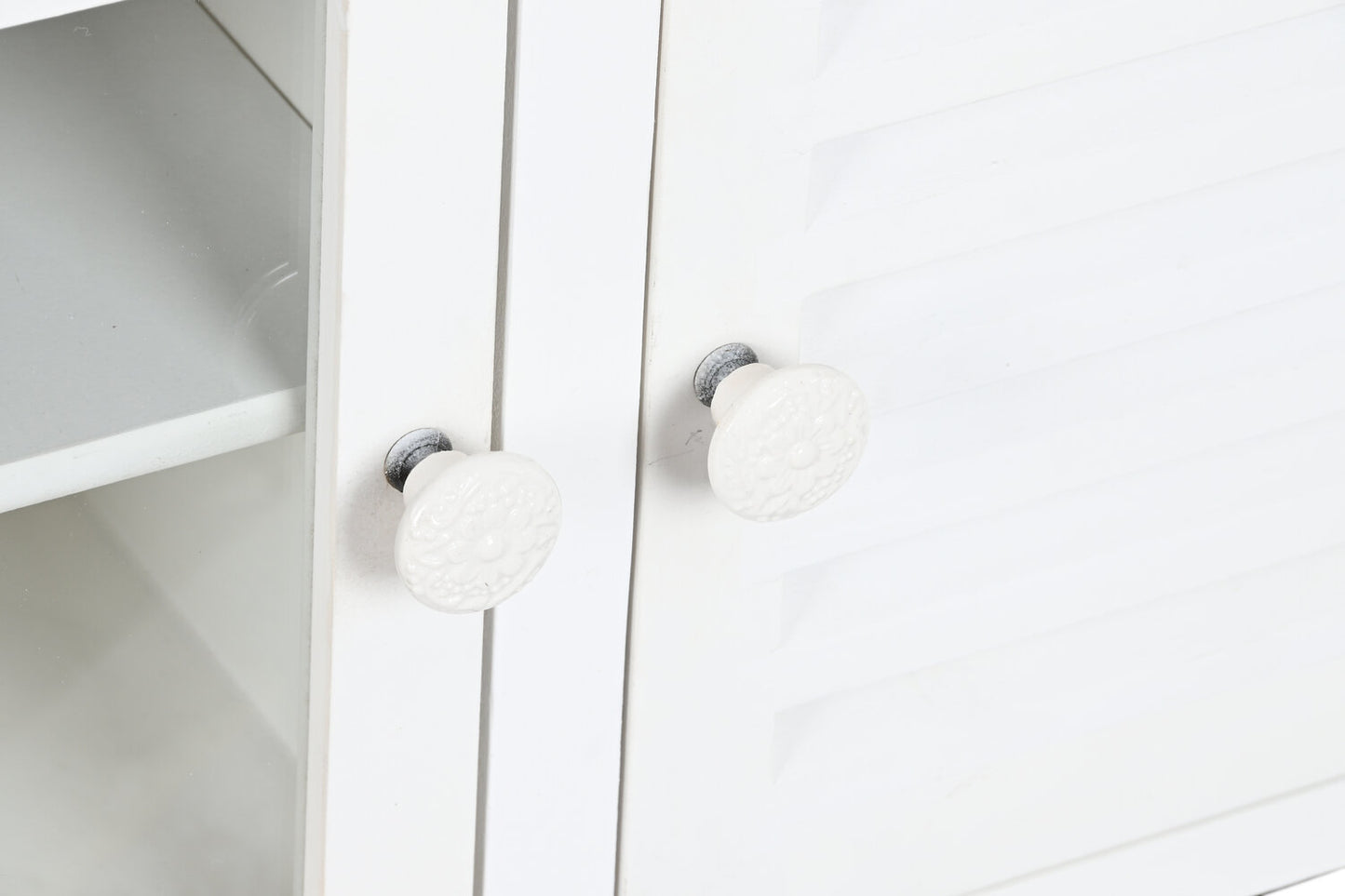 MUEBLE TV ABETO MDF 120X40X45 BLANCO