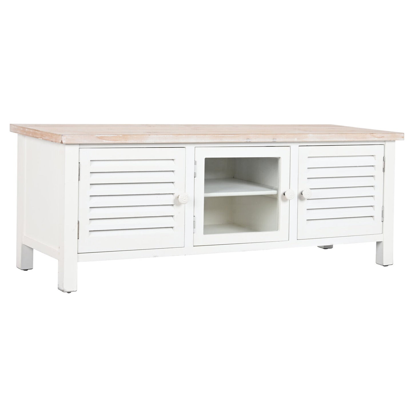 MUEBLE TV ABETO MDF 120X40X45 BLANCO